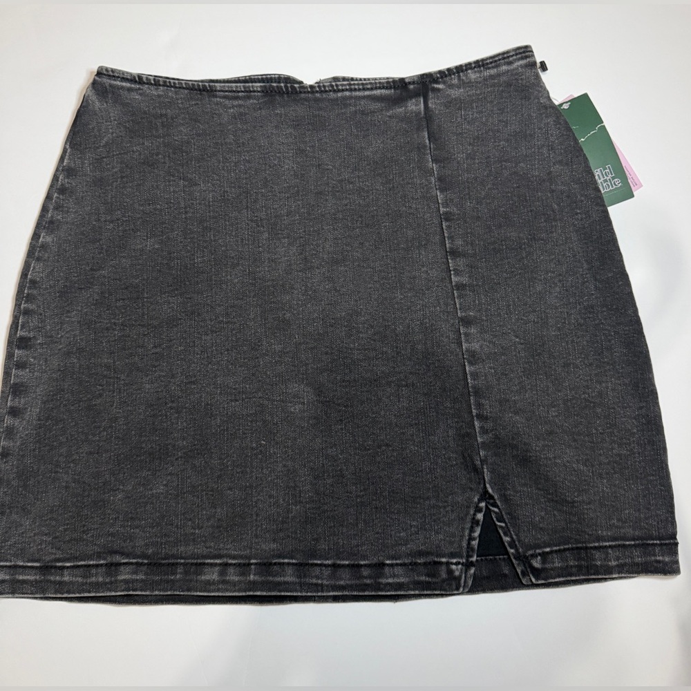 Wild Fable Charcoal Mini Skirt